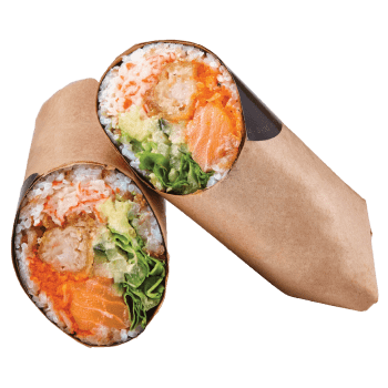 Sushi Burrito Salmon & Shrimp Tempura